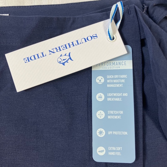 NWT Southern Tide Jourdan Solid Performance Skort, Navy, Size 6 - Picture 5 of 12